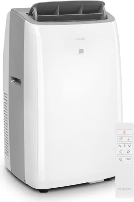 Image de Klarstein Climatiseur Mobile Silencieux, Climatiseur 4 en 1, Mode Nuit, Déshumidificateur, Ventilateur, Mini Climatisation à Faible Conso, Evacuation, Clim Portable, Puissante, 14000 BTU, Climatiseurs
