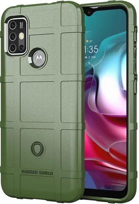 Produktbild von Moto G30 Hülle, LaimTop Weich TPU Silikon Stossfest Anti-rutsch Tasche Heavy Duty Schutzhülle für Motorola Moto G30 Grün