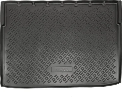Produktbild von NORM LINERS | Gummi-Kofferraumwanne Kofferraumschale Fahrzeugspezifisch Für Opel Crossland 10 ab 2017, Antirutsch, Passgenau, mit Hoher Rand 2cm Kofferraum-Schutzmatte, Aufrollbar, Schwarz
