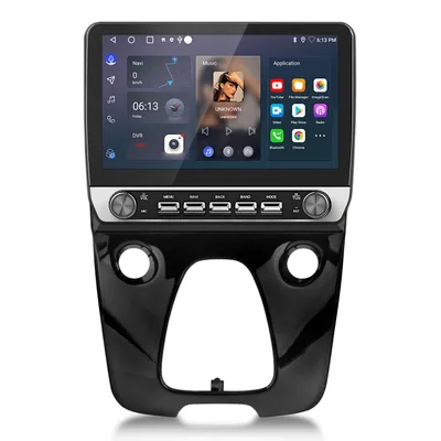 Image de Autoradio Android pour Toyota Aygo Citroën C1 Peugeot 108 Wireless CarPlay Android Auto 4G WiFi GPS Navi 8 cœurs RDS DSP DAB+ BT 10,1 pouces 128 Go