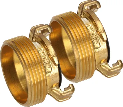 Zdjęcie produktu dla KOTARBAU® zestaw 2 szybkozlaczy Geka z gwintem zewnetrznym 1 1/2" do kranu