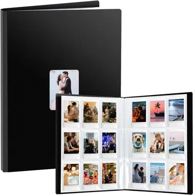 Produktbild von Fotoalbum, geeignet für Polaroid-Film im Format 6x9 cm.Fotoalbum, Einsteckalbum für Instax Mini-Fotos, Fassungsvermögen: 216 Fotos