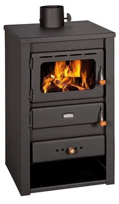 Image de PRITY K22, Poêle à bois indépendant avec vitre, 10,4 kW, Classe A, Ø 130 mm