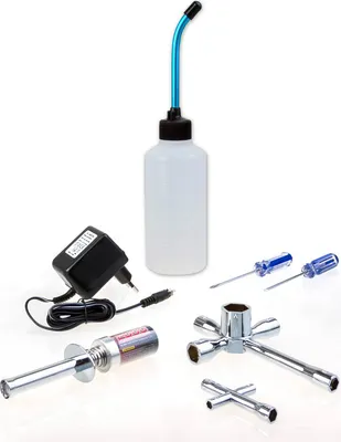 Produktbild von Robitronic RB1016 Nitro Starter Kit mit Glühkerzenstarter 2000mAh