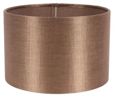 Produktbild von Lampenschirm, 20 cm Durchmesser - Zylinderform - Erdbeigetöne - Stoff