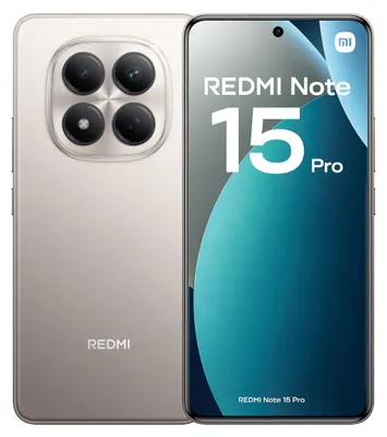 Produktbild von Xiaomi Redmi Note 15 Pro 5G 8GB/512GB Silber (Titanium) Dual-SIM