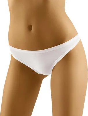 Produktbild von Wol-Bar Soft Simple white M Tanga nohavičky