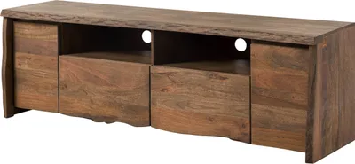 Image de MASSIVMOEBEL24 | PURE MANGO #222 Meuble TV en bois de manguier - huilé / marron 178x48x58