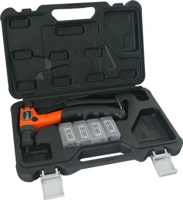 Image de Pince Strend Pro BT-603, 200 mm, a riveter, pour écrous a riveter, en mallette