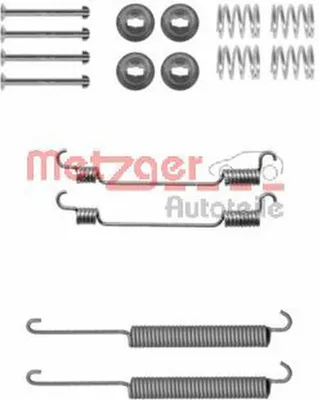Produktbild von METZGER Zubehörsatz Bremsbacken 105-0806 Hinten für FORD Transit Mk6 Kasten (V347, V348, FA)