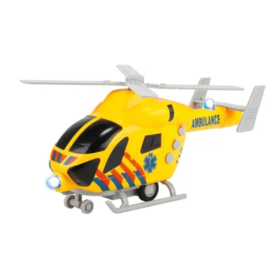 Zdjęcie produktu dla Model helikoptera ratunkowego z silnikiem ciernym, światłem i dźwiękiem