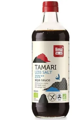 SOS SOJOWY TAMARI 25 % MNIEJ SOLI BEZGLUTENOWY BIO 500 ml - LIMA