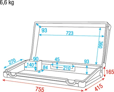 Produktbild von Showtec Case for Showmaster 48 Flightcase