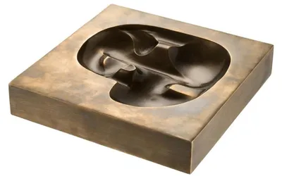 Image de Casa Padrino objet décoratif de luxe Vintage laiton coloré 20,5 x 20,5 x H. 4 cm - Accessoires décoratifs