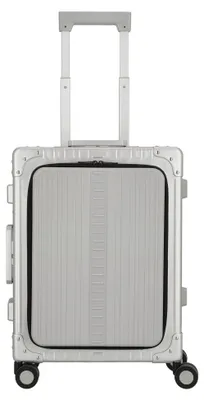 Zdjęcie produktu dla Aleon, walizka kabinowa 4-kołowa, aluminiowa, 53 cm, z przegrodą na laptopa