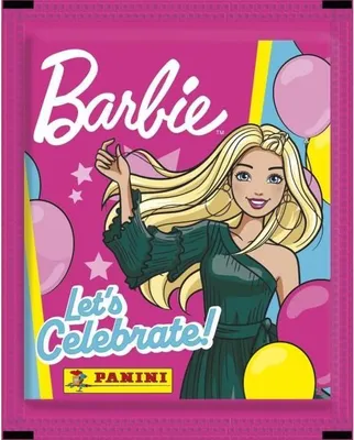Produktbild von Sticker Album PANINI Barbie 65. Jubiläum, 192 Sticker, Inklusive Spezialeffekte, 24 Regenbogen Sticker, 24 Vorgestanzte Sticker
