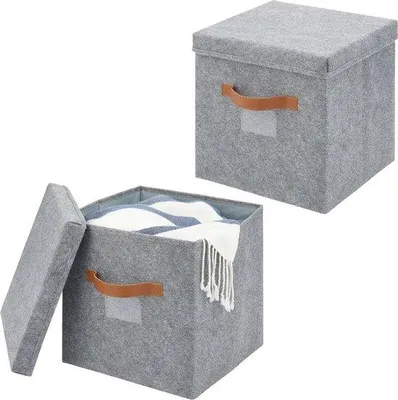 Produktbild von Famanu Aufbewahrungsbox Faltbare Aufbewahrungskisten - 2 Stück