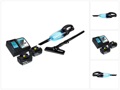 Produktbild von Makita DCL 180 RM B Akku Staubsauger 18 V Schwarz + 2x Akku 4,0 Ah + Ladegerät