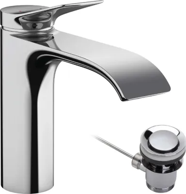 Produktbild von Hansgrohe Waschtischarmatur Vivenis Chrom mit Ablaufgarnitur