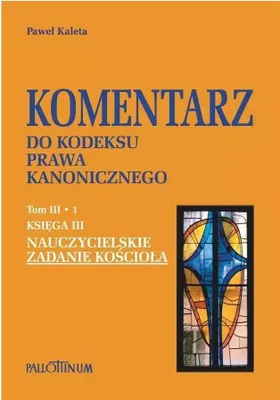 Obrázek produktu pro Komentář ke Kodexu kanonického práva T.3.1