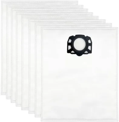 Produktbild von PromoHome® Fleece-Filter-Staubsaugerbeutel geeignet für Karcher WD4 WD5 WD6 MV4 MV5 MV6 KWD 1 KWD2, 8 Stück, Nass- und Trockensauger