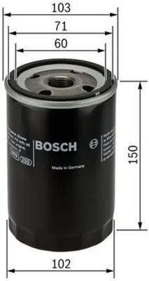 Produktbild von Bosch Ölfilter  0 986 452 063