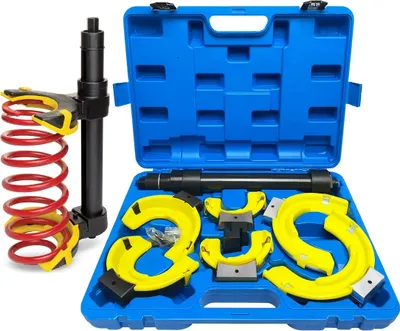 Produktbild von LUXTOM | Federspanner Set für McPherson, 1.5T, 1500KG, Fahrwerksfeder Stoßdämpfer, Werkzeug Federbein, Federbeinspanner, Federbeinspanne