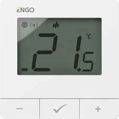 Immagine prodotto di ENGO | Regolatore Di Temperatura E25-BATW - Bianco - Zigbee 3.0 - Wireless - Energoefficiente