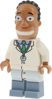 Produktbild von 1x Lego Minifiguren Simpsons Serie 2 Dr. Hibbert 71009 colsim2-16 sim042