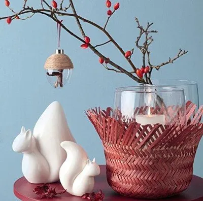 Zdjęcie produktu dla Leonardo Vase/WL mit Geflecht Castagna 16508