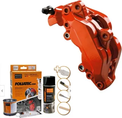 Produktbild von Foliatec Bremssattel-Lack - Bloody Orange Glänzend - 3 Komponenten