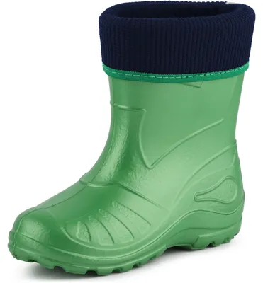 Produktbild von Ladeheid Kinder Mädchen Jungen Federleichte Eva Thermo Gummistiefel Gefüttert KL058 (Smaragdgrün, 27)