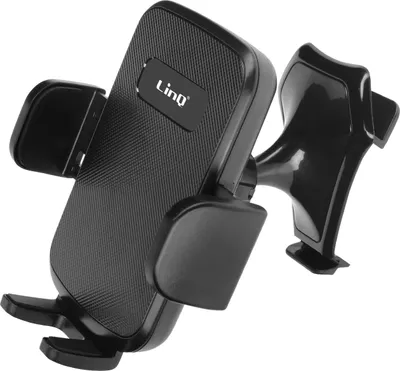 Imagen del producto de Soporte para teléfonos inteligentes de 4,7 a 7,2 pulgadas, compatible con Tesla Model 3/Y, color negro