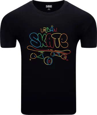 Obrázok produktu pre Diarbo pánske tričko so skateboardovou potlačou rainbow skate black veľkosť XXXL