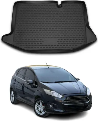 Obrázek produktu pro Rohož do kufru Vana do kufru pro Ford Fiesta 2011-2015 Rubber TPE Black