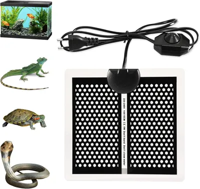Obrázok produktu pre Terarijná vykurovacia rohož 15x14 cm, 5 W, s reguláciou teploty, pre plazy
