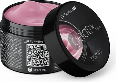 Obrázok produktu pre Excellent Pro | Gelatix 2.0 Bambi – 50 g – gél Galarette – ideálny na francúzsku manikúru – bez HEMA – profesionálna kvalita
