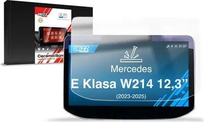 Obrázek produktu pro Keramická fólie na displej do automobilu pro Mercedes třídy E W214 s širokoúhlým displejem (2023–2025), Grizz Protector