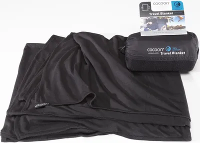 Produktbild von Cocoon Coolmax (Polyesterfasern) Decke, 180x140 cm, 100% Coolmax (Polyesterfasern) Ecomade black (CMB99)