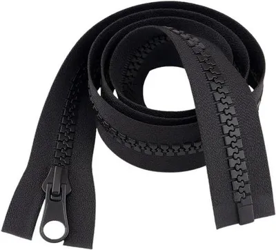 Produktbild von Kleidungsreparatur-Set - Kunststoff-Zahnschraubensatz - 76 cm - Schwarz