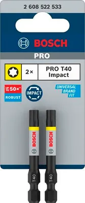Produktbild von PRO Torx Impact Bit, T40, 55 mm, 2-tlg.