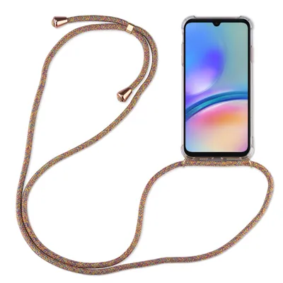 Produktbild von Handykette für Samsung Galaxy A05s Handyhülle mit Band Case TPU Hülle mit Kordel Rainbow