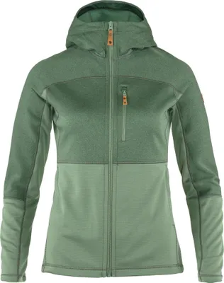 Produktbild von Fjällräven Abisko Trail Damen Fleecejacke Kapuzenjacke grün XL