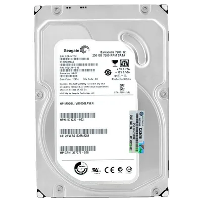 Produktbild von Festplatte HP VB0250EAVER 250GB 7200Rpm Sata III 3.5'' Zoll 571227-002