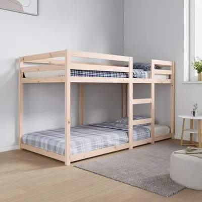 Immagine prodotto di Letto a castello, letto a soppalco con protezioni laterali, letti singoli, letto a soppalco, letto a castello, letto per adolescenti, letto per bambini, struttura del letto, telaio del letto, senza materasso, 90x190 cm, legno massello di pino