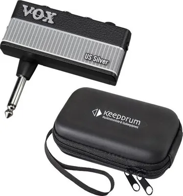 Obrázok produktu pre Vox slúchadlový zosilňovač pre gitaru amPlug 3 US Silver s taškou