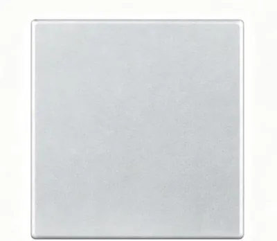 Productafbeelding van 3 stuks zilveren blinde wandplaat - ABS-kunststof