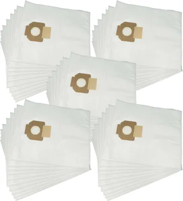 Produktbild von vhbw 50x Staubbeutel kompatibel mit Milwaukee AS 250 ECP, AS500ELCP, AS 30/42 Staubsauger - 49,2cm x 37,5cm Weiß
