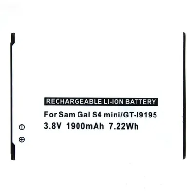Produktbild von Akku für Samsung GT-I9190 Li-Ion 3,7 Volt 1900 mAh schwarz.