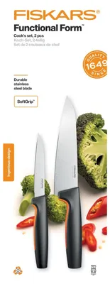 Immagine prodotto di Set di due coltelli da cucina Fiskars Functional Form FISKARS 1057557